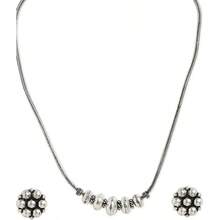 DMZ - 2594 - Ball Chain Jewelry Set, Small, Brass - Initial - View 3