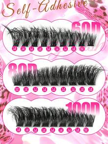 1837根/包 高容量单根假睫毛，D型卷翘，混合款式，长度10-16毫米，DIY假睫毛，自然浓密，轻盈纤细，超级柔软，可重复使用，单根分段式睫毛，睫毛嫁接套装，旅行必备 - 彩色 - 查看 5