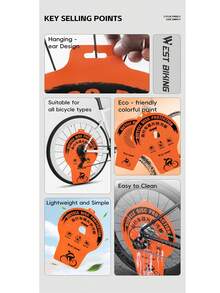 WEST BIKING Bicycle Disc Brake Protection Plate Cleaning Shield Mountain Road Bike Cassette Brake Wash Guard Cover Tool