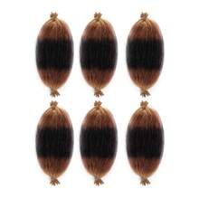 Pre-Separated Springy Afro Twist Hair 6 Packs Pre-Fluffy Natural Curls Are Perfect For Marley Crochet Hair - Multicolor - View 17