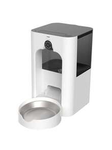 1pc New USB Powered Pet Smart Camera With Adjustable Lens, 135oz/4L Capacity Automatic Pet Feeder With Stainless Steel Bowl, APP Controlled, Stylish Design, Suitable For Multiple Scenes (Living Room, Balcony, Bedroom, Outdoor) - 4L - View 21