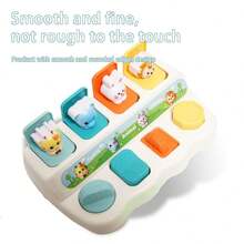 Baby Peekaboo Toy, Cartoon Animal Toy, Press The Button And It Pops Out To Attract Baby's Attention - Multicolor - View 7