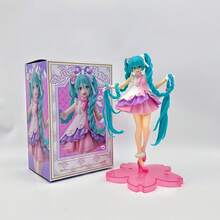1Pc Anime Long - Haired Princess Figurine - Exquisite Braided Beauty Model For Desktop Decoration | Ideal For Anime Fans, Also A Lovely Car & PC Case Ornament | High - Quality Craftsmanship - 1 (đóng khung) - Xem 2