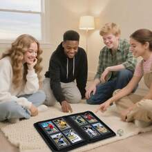 Top Loader Card Binder With Sleeves 4 Pocket Holds 112 Top Loaders Storage, Trading Cards Collector Album, Sports Cards YGO MTG TCG, Folder Collectible (TOP LOADERS ONLY) - Xám - Xem 8