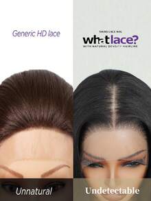 13x6蕾丝前假发，24英寸黑色和酒红色丝滑卷曲合成长发，高品质自然外观蕾丝前假发，带婴儿发，耐热合成蕾丝前假发，可调节绑带，适合日常佩戴、圣诞节、万圣节、新年、狂欢节、音乐节和其他场合。 - 彩色 - 查看 6