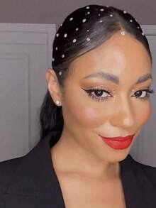 1 Set Aplicador de Rhinestones para el cabello, Kit de Bedazzler para el cabello con Rhinestones, Gemas para el cabello para niñas, damas de honor y accesorios de boda, Herramientas de Rhinestone DIY, para iluminar el cabello, la ropa y los accesorios de las niñas, sin necesidad de calor, Accesorios de peinado para mujeres, Accesorios para el cabello, Aplicador de peinado mini compacto y portátil, perfecto para retoques de maquillaje sobre la marcha, Regalos del Día de San Valentín - Multicolor - Ver 7