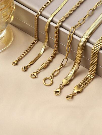 سوار معدني من الفولاذ المقاوم للصدأ عريض عصري، إكسسوار معدني ذهبي اللون رقيق للنساء، هدية شاطئية للفتيات