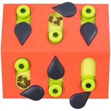 Catstages Nina Ottosson Buggin' Out Puzzle & Play – Interactive Cat Puzzle Feeder For Indoor Cats, 16 Hidden Treat Compartments, Slow Feeder, Durable & Easy-Clean(Melon Madness) - 彩色 - 查看 1