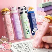 1pc/Set Cartoon Panda Pattern Reusable Correction Tape, Dust-Free Cleaning Tool, Essential Back To School & Office Supplies, Random Style - One Size - View 5