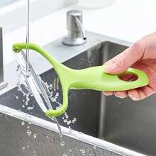 Large Stainless Steel Vegetable Peeler Multi-Functional Kitchen Grater For Fruits Veggies Carrots - 預設(Default) - 查看 5