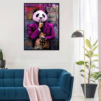 1ชิ้น ภาพวาดตกแต่งศิลปะเพชร, มินิมอลลิสต์ บ้าน สำนักงาน บาร์ คาเฟ่ ห้องครัว ห้องนั่งเล่น ห้องนอน ตกแต่งผนัง