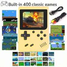 Macaron Mini 400-In-1 Handheld Game Console, Large Screen Retro Classic Games, 1020mAh Rechargeable Battery, Plug And Play, Portable Retro Game Player, 1 Unit (1 Player/2 Players) - Multicolor - View 18