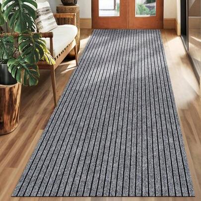 2 pieds x 6 pieds Tapis de couloir antidérapant pour intérieur et extérieur, tapis de sol personnalisable avec dos en caoutchouc pour couloir, entrée, balcon, patio, cuisine, garage, escalier, buanderie