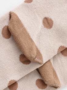 5双装儿童狗狗波点印花中筒袜，透气、趣味、舒适、时尚，适合派对、送礼和日常穿着，春夏款。 - 彩色 - 查看 8