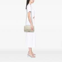 CHANEL Authenticated  PRE-OWNED Jumbo Classic Caviar Bijoux Chain Single Flap Bag - 白色 - 查看 2