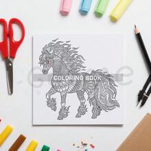 GDTME Un bellissimo libro da colorare con cavalli, adatto per il Ringraziamento, il Capodanno, il compleanno, il ritorno a scuola, il Ramadan e altre occasioni. Può essere regalato a famiglia, amici, persone care e adolescenti. La copertina utilizza materiale perlato, le pagine interne sono spesse e le dimensioni sono 20 x 20 cm. Un ottimo regalo per la Festa della Mamma e la Festa del Papà. - TL-391 - Visualizzare 3