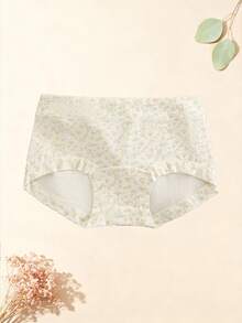 5 st/set små blommiga mjuka bomullstrosor/leggings/säkerhetsshorts för kvinnor, sömlösa bekväma damunderkläder - Multifärgad - Visa 5