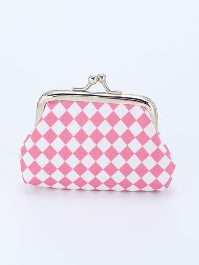 محفظة نقود صغيرة مزينة بنقاط للنساء، محفظة مثالية وعملية بقفل تقبيل، محفظة صغيرة، محفظة عملات معدنية، محافظ للنساء، محفظة للسيدات، حامل بطاقة الهوية