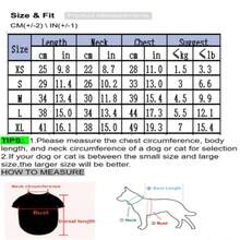 适合小型犬、泰迪犬、贵宾犬、幼犬的秋/春季薄款牛仔宠物服装 - 紅色 - 查看 11