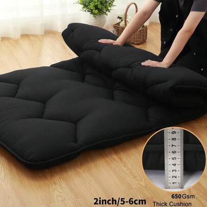 1pc Futon Mattress Pad Twin Size Foldable Japanese Style Floor Mattress Pad Roll Up Queen King Bed Mattress Topper Tatami Mat Camping Mattress Pad Thicken Daybed Futon Sleeping Pad Dormitory Floor Lounger Bed Couches And Sofas
