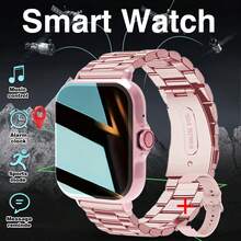 这款广受欢迎的男女通用智能手表具备以下功能：接听电话、消息提醒、音乐控制、遥控拍照、计步器、卡路里追踪、多种运动模式、闹钟、来电和消息通知、250mAh电池、1.83英寸全触摸屏，兼容安卓和iOS系统。 - 彩色 - 查看 13