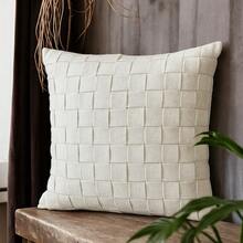 Macrame Cotton Ribbon Cushion Cover Boho Chic Rustic Trance Modern 45CM X 45CM - Crude - View 3
