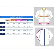 Camisa casual para hombre estilo business con diseño de rayas tela fácil de cuidar holgada cuello en punta manga larga para primavera otoño uso oficina - Azul claro - Ver 6