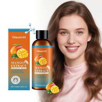 100毫升芒果洗发水，温和清洁，柔顺，日常丰盈保湿洗发水