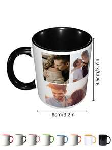 Tự tay thiết kế chiếc cốc cà phê 11oz của riêng bạn với ảnh ghép khổ lớn hoặc nhiều ảnh. Chiếc cốc cá nhân hóa này mang đến trải nghiệm uống độc đáo. Đây là món quà ý nghĩa dành cho người yêu, bố mẹ hoặc con cái, và là cách ấm áp để thể hiện tình yêu thương. Cho dù đó là Ngày Valentine, Năm mới, Sinh nhật, Kỷ niệm hay món quà giữa các cặp đôi, đây đều là lựa chọn lý tưởng. Đây cũng là món quà hoàn hảo dành cho những người bạn thân thiết nhất của bạn. - Nhiều màu - Xem 4