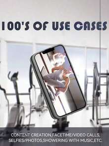 5pcs Silicone Phone Ring Holder, Suction Cup Phone Stand, Hands-Free Phone Handle, Ring Holder, Compatible With Android, White + Black + Pink + Transparent + Rose Red - Multicolor - View 7