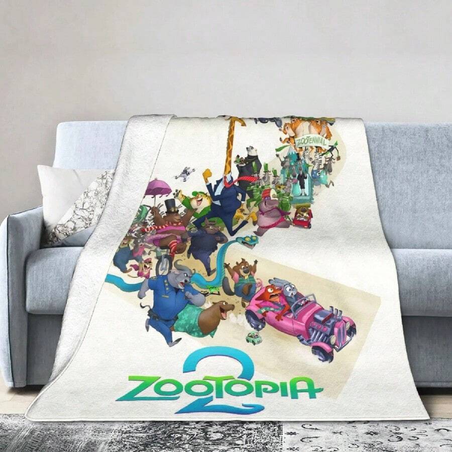 Zahide Rapper Music Knitted Blankets Flannel Lightweight Throw Blankets For Bed Bedroom QuiltZootopia 2 Nick Wilde Judy Hopps Blanket Gary Cartoon Fuzzy Novelty Warm Throw Blankets For Chair Covering Sofa All Season CouchZootopia 2 Nick Wilde Judy Hopps Wool Blankets Gary Cartoon Funny Throw Blanket For Home 150_125cm Ultra-SoftZootopia Blankets Fleece Textile Decor Judy Hopps Nick Wilde Breathable Super Warm Throw Blankets For Sofa Office QuiltZootopias 2 Blanket Nick Wilde Judy Soft Funny Plush Bedding Throws For Living Room Picnic Flannel Bedspread Bed Cover - 白2 - 查看 1