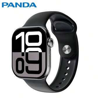 PANDA AI语言智能手表 | 语音控制 | ChatGPT连接 | 2.08英寸大屏 | AI自定义表盘 | 24小时心率/血氧/睡眠监测 | 蓝牙摄像头/AI绘图表盘DIY | NFC | 支持蓝牙5.1和3.0 | IP68防水 | 男女通用设计，兼容安卓和iOS系统 | 380mAh电池 | 适合日常/运动/通勤 | 送给女朋友/男朋友/闺蜜的礼物
