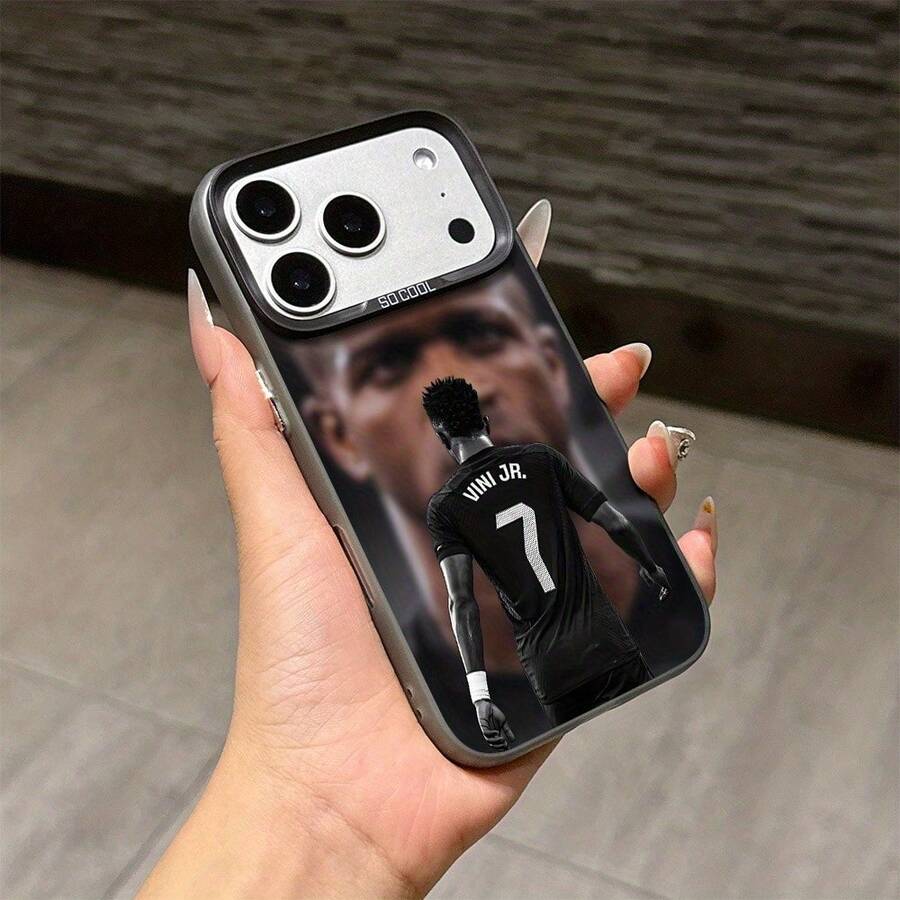 Funda de Teléfono Star V-Vinicius Compatible con iPhone 17 16e 16 15 14 13 12 11 Pro Max Air X XR XSMAX 8 7 Plus Cubierta Trasera Mate a Prueba de Golpes - Colores mezclados - Ver 1