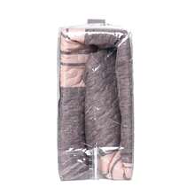 Casaisla Home Collection Juego de Edredón Reversible 4 Piezas con Sábana de Cajón y Fundas de Almohada (Matrimonial y King Size) Seleccione Tamaño y Diseño - Gris Oscuro - Ver 6