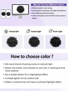 Messy Bun Elastic Drawstring Loose Wave Curly Hair Buns HairPiece Synthetic Hair Bun Hair Extensions Party For Women Daily Use - Multicolor - View 9