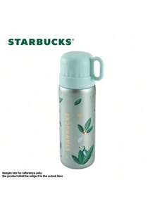 Starbucks Cana din oțel inoxidabil Green Wilderness Style cu pai și capac, 470 ml. Păstrează băuturile calde sau reci. Fabricată din oțel inoxidabil 304. Deschidere și închidere ușoară cu o singură mână. Potrivită pentru utilizare în mașină și naveta.