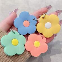ARTIBETTER Fundas de Silicona para Llaves Diseño de Flores 8 Piezas Multicolor Protectoras y Practicas para Identificacion y Organizacion de Llaves de Casa y Coche - coloressurtidos - Ver 3