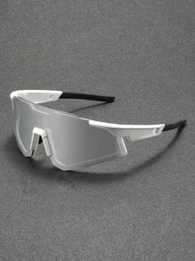 1pc Men Oversized Street Style Hip Hop Punk Fashion Glasses Combination For Mountaineering Outdoor Fishing Cycling Bar Club Accessories - 彩色 - 查看 11