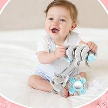 Baby Comforter Plush Rattle Hanging Doll, Car Seat Spiral Doll (Some Accessory Colors Random) - Multicolor - View 3