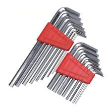 8-Piece Hex Key Wrench Set, Chrome Vanadium Steel, No