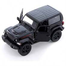 Rubicon Inspired 4x4 Hard Top Overlander Diecast Model Car in Black - Tapa dura negra - Ver 1