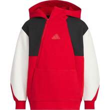 Adidas Children's Casual Loose Fit Sweatshirt Sweatshirt JN4369 - Red - View 5