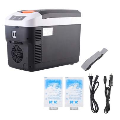 Mini Fridge 12L Cooling Heating Dual Use 12V Car Refrigerator Bedroom Small Freezer