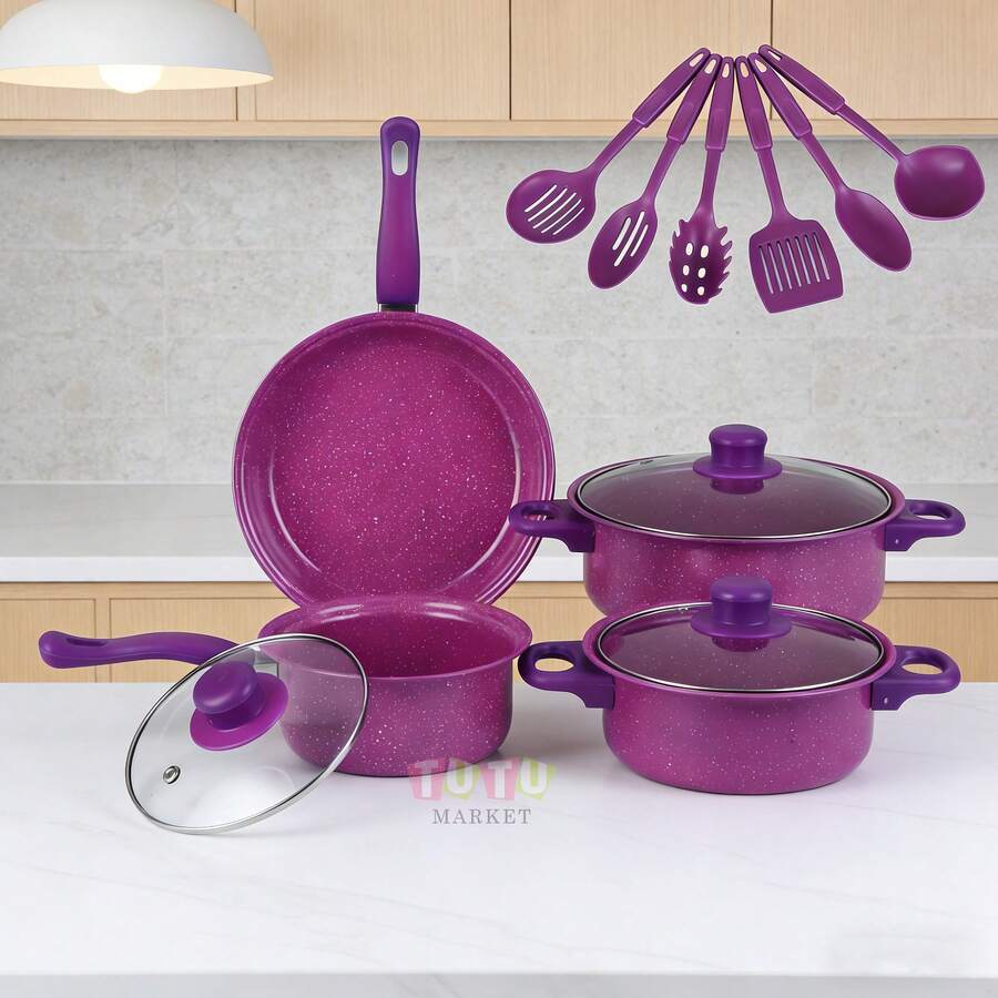 Cookware Sets - Purple - View 1