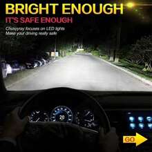 VCSZKXLY A Set Of High-End 9005 9006 9007 9008 H4 H7 H11 LED Headlights, 6000K Yabai Luxury Car High And Low Headlights, Presenting High-End Ultra-High True Lumens, 240W Premium Quality 80000 Lumens, High-Quality Accessories Showcase The Luxury Car Style. - 9008 - View 2