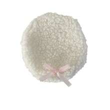 1pc Fashionable White Velvet Coaster, Small Heat-Resistant Coaster, Placemat, Cup & Utensil Drying Mat, Tabletop Decor & Protection Pad, Photography Background And Desk Decor - Multicolor - View 13