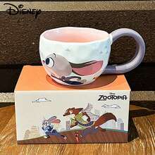 疯狂动物城朱迪思·尼克陶瓷咖啡杯创意大耳朵马克杯高档家居早餐杯 - 彩色 - 查看 4