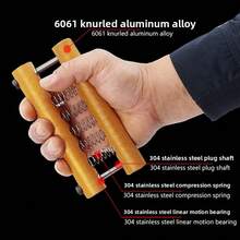 Adjustable Aluminum Alloy Hand Grip Strengthener, High Strength Spring Arm Strength Trainer, Finger Strength Exerciser For Home Arm Muscle Training