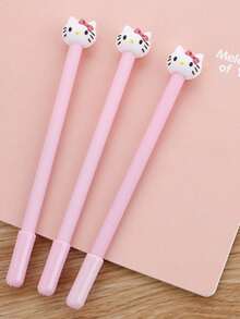 Sanrio Hello Kitty 0.5mm Neutral Pen, Student Exam Pen, Office Signing Pen, Soft Silicone Tip