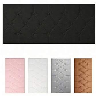 1pc 3D Thick Soft Foam Wall Sticker, Minimalist Solid Color Design, Suitable For Headboard, Room And Living Room Decor, Easy To Paste, Freely Combinable, Ideal For Room Renovation, Wallpaper, Decorative Painting, Spring Decor, Renew Your Home, Holiday Decor Sticker, Birthday Graduation Gift